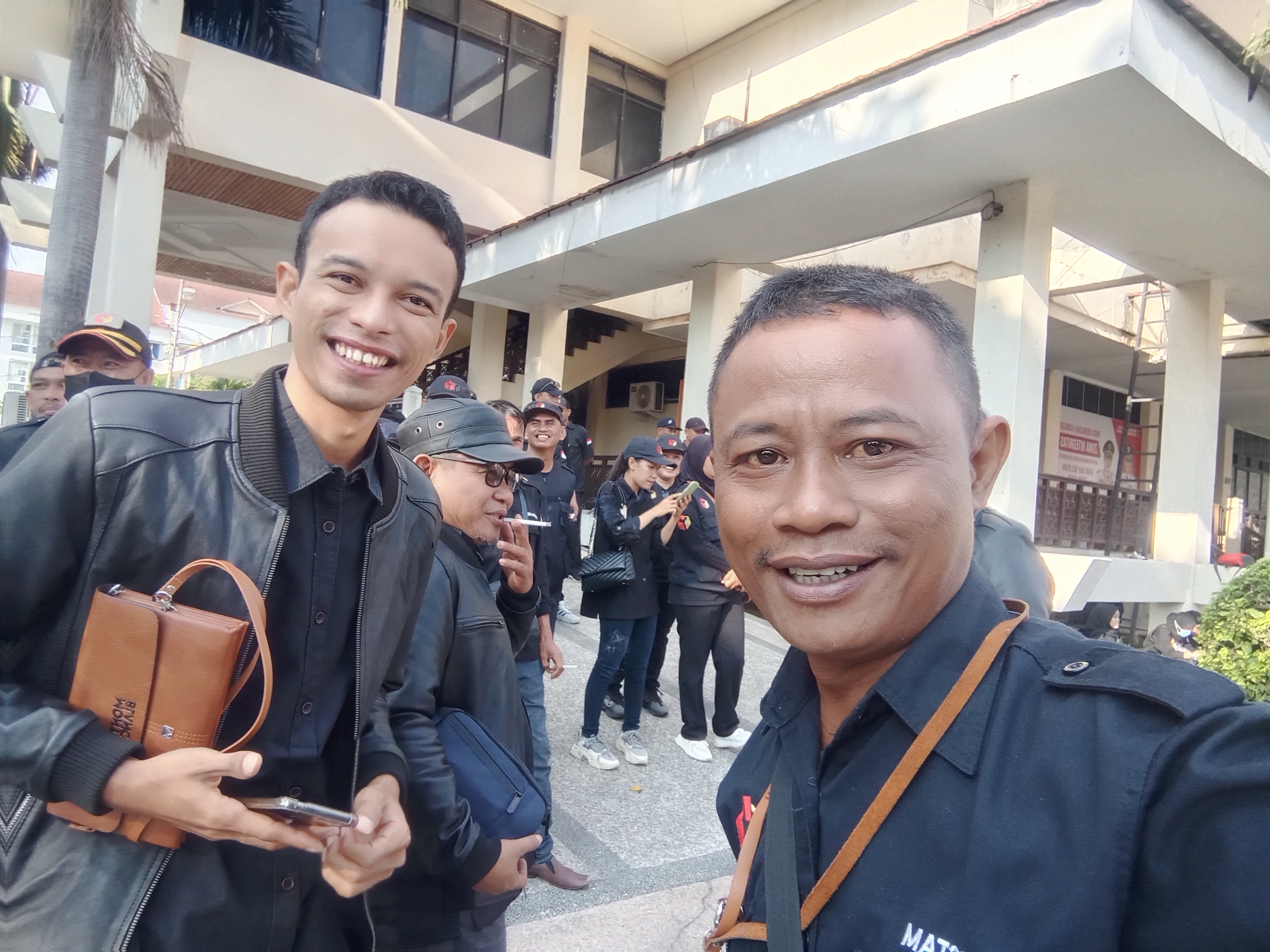 Bawaslu Buol dan Panwaslu Ikut Apel siaga Di Kota Palu