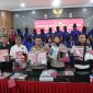 Polda Riau melaksanakan Konferensi Pers Pemusnahan Barang Bukti Narkoba di Lapangan Mapolda Riau, Dok: Istimewa